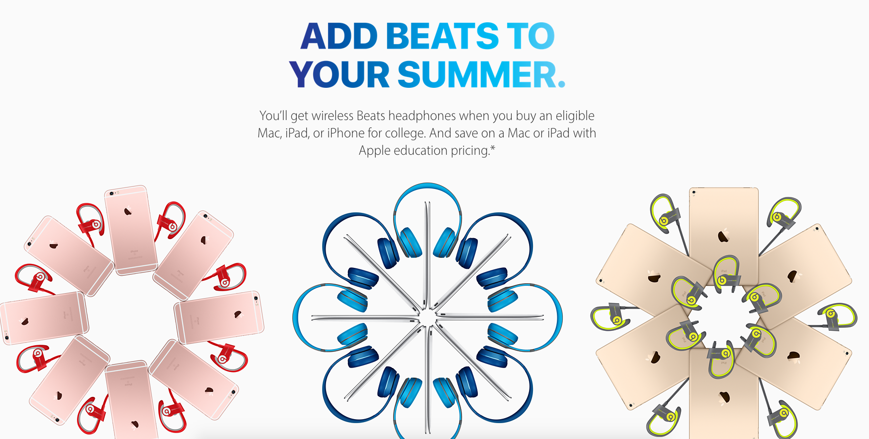 Apple Back to School Promotion 2016